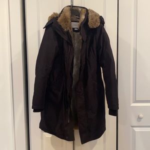 Aritzia Babaton Black Parka
